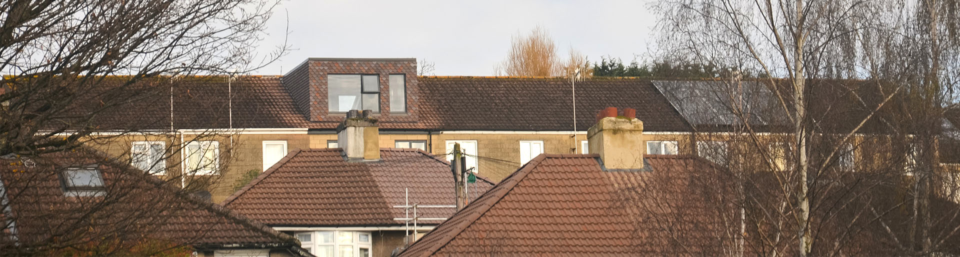 Loft extension in Bath with handmade Dreadnought arrowhead tiles